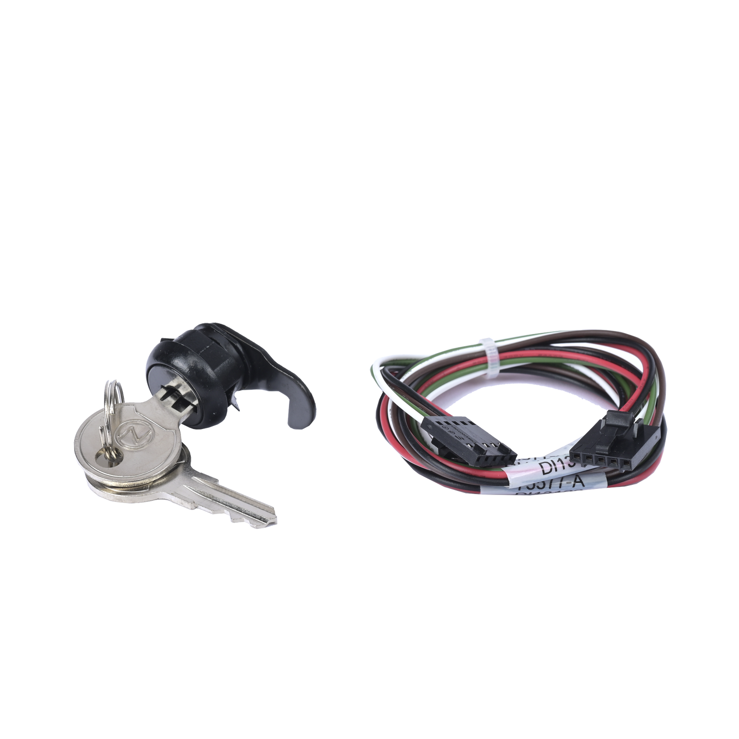 Kit de Cable y Chapa para Puerta de Enlace HON-CGW-MBB, Incluye Cable NUP de 30 Pulgadas, Chapa y Juego de Llaves