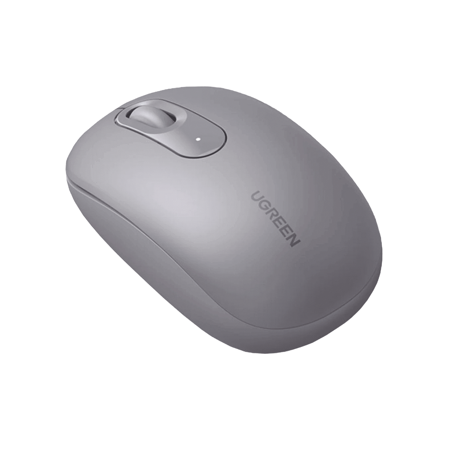 Mouse Inalámbrico 2.4G 800/1200/1600/2400 DPI | Función de 3 botones | Alcance 10m | Silencioso | Ergonómico | Anti-caída y Anti-interferencias | Batería Alcalina AA incluida | Color Grey.