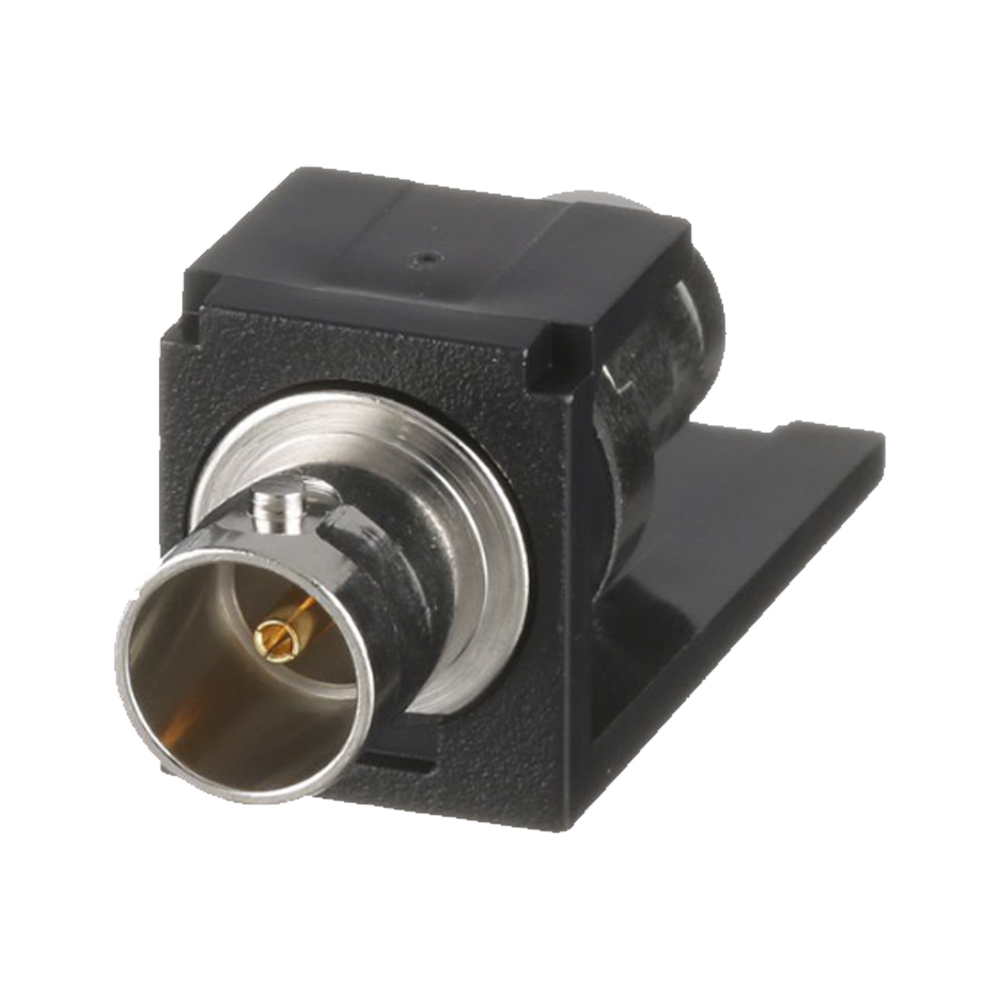 Módulo Acoplador Coaxial Tipo BNC, Mini-Com, de 75 Ohms, Color Negro
