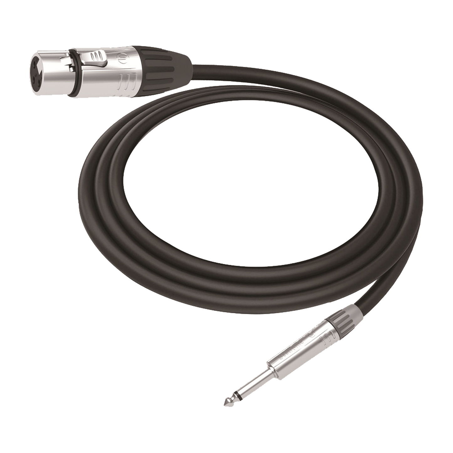Cable de Audio | XLR 3 Polos Hembra a Plug 1/4 in mono | Conector Seetronic Serie M SCMF3 - MP2X | Longitud 5m