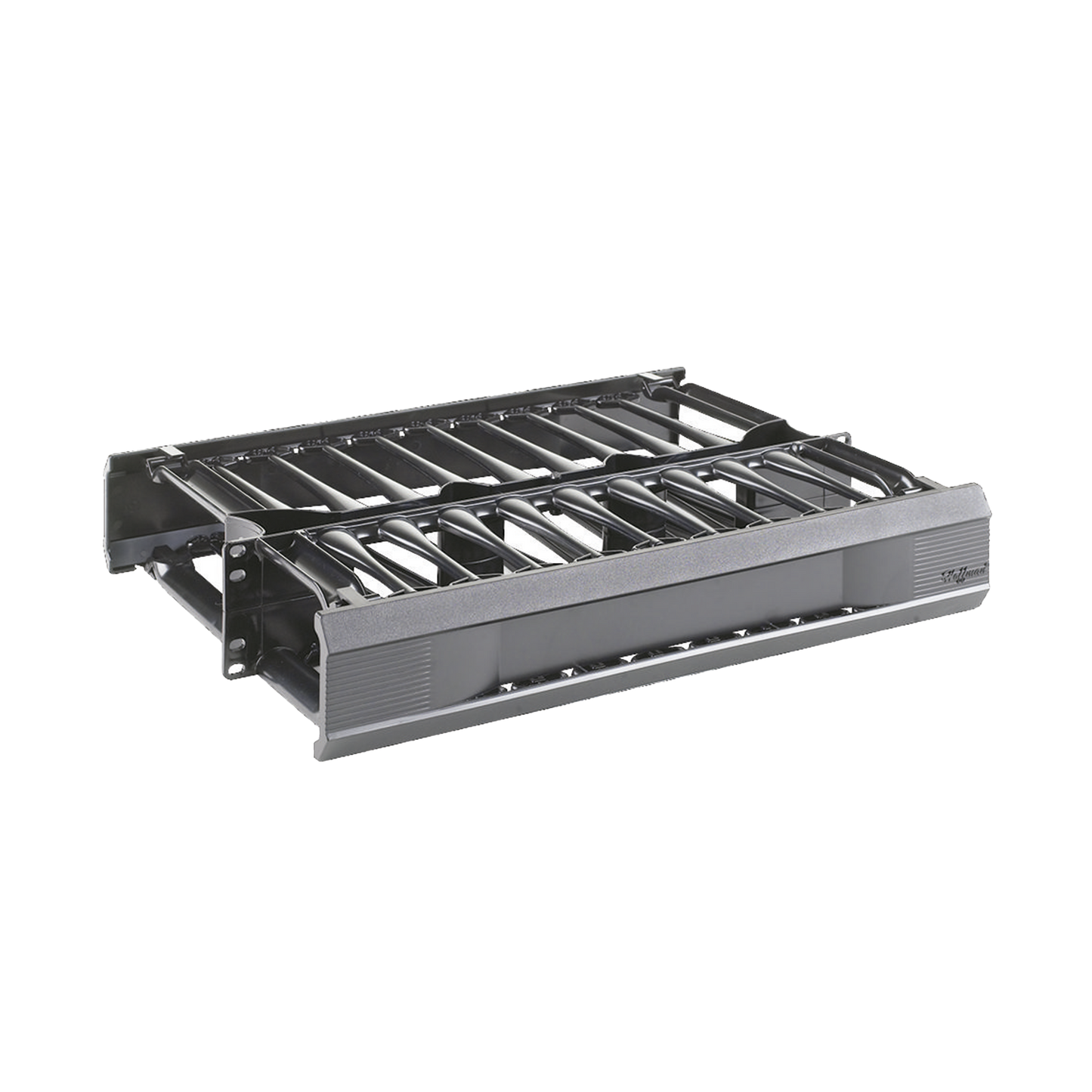 Organizador de Cables Horizontal CableTek, Doble (Frontal y Posterior), Para Rack de 19in, 2UR