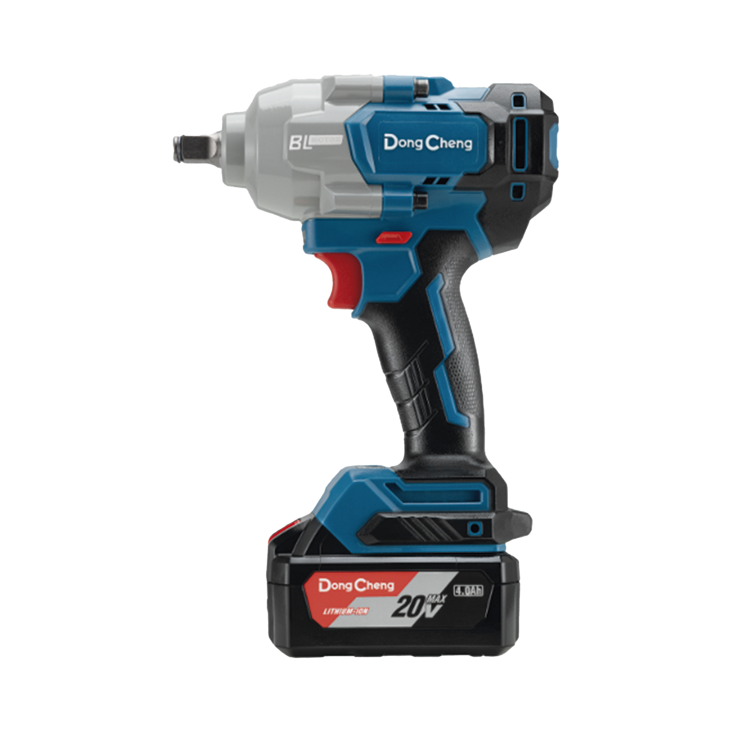 Llave de Impacto Inalámbrica de 20 V, incluye 2 Baterías de 5.0 AH, Cargador y Estuche plástico.