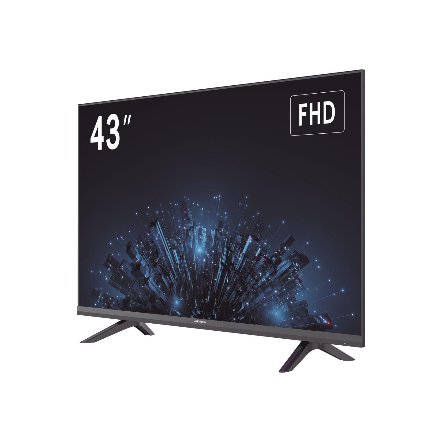 Monitor LED Full HD 43" / Ideal para Oficina y Hogar / Uso 24-7 / Entrada HDMI/VGA/USB / Compatible con Montaje VESA (200 X 200) / Bocinas Integradas