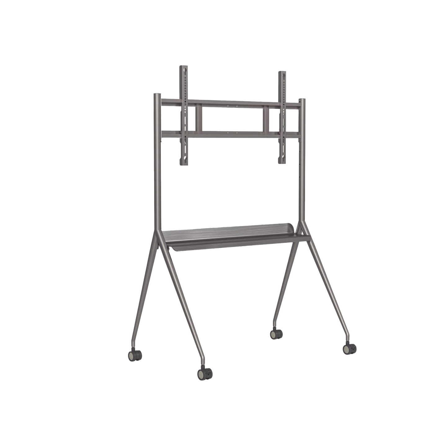 Montaje de Piso Móvil para Pantallas de 55" hasta 75" / Compatible con VESA / Incluye Soporte para la Pantalla