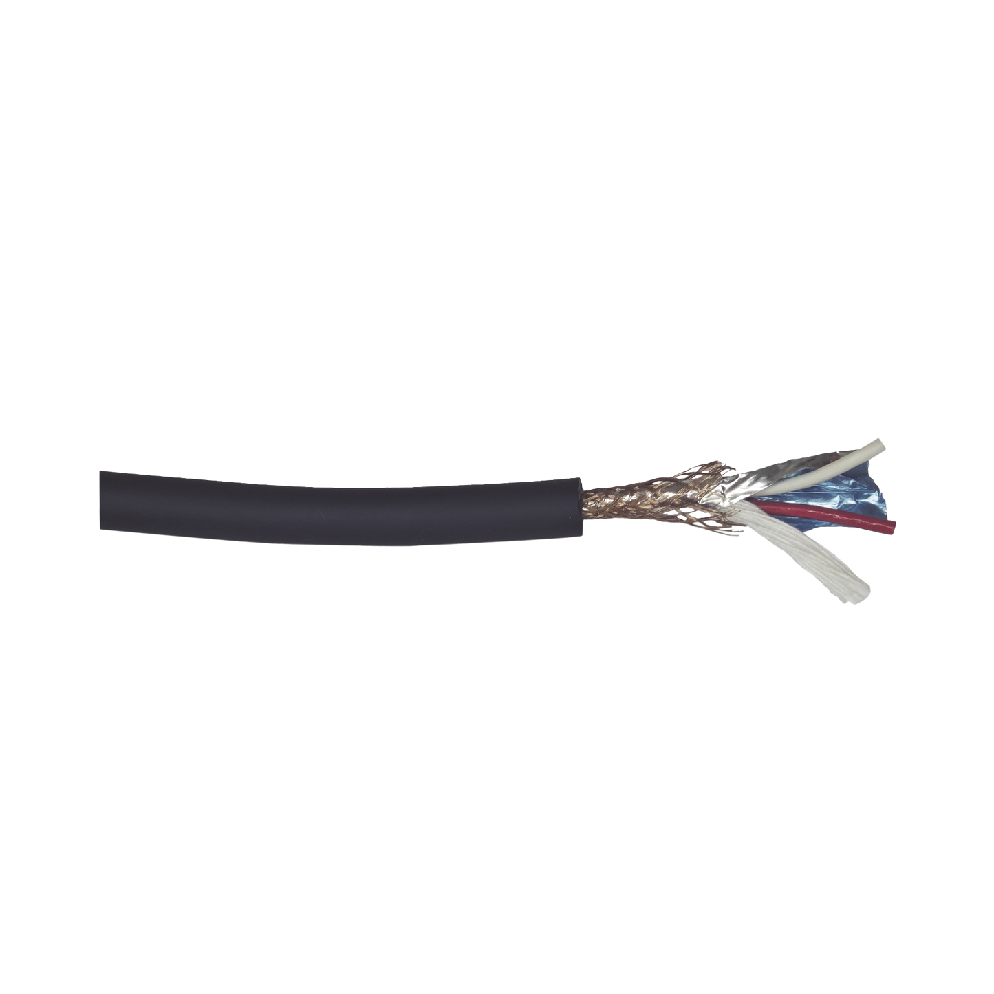 Cable para Micrófono de 100 Metros / Compatible con Conectores XLR, 6.5 mm, 3.5 mm y RCA / Alta Fidelidad / Cable Profesional de ALTA FIDELIDAD 100% Cobre / Color Negro