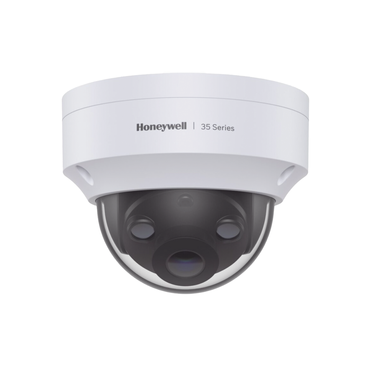 Domo IP 3 Megapixel / Lente 2.8 mm / 40 mts IR / Ultra Baja Iluminación / NDAA / ONVIF / Exterior IP66 / Antivandalico IK10 / Ultra Baja Iluminación / H.265 / PoE / Serie 35 / Honeywell Security