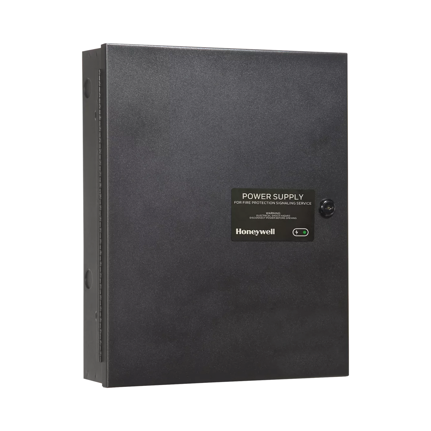 Fuente de Alimentación Remota / 10 Amperes / 3 Entradas / 7 Salidas NAC o Auxiliar de 24 Vcc / Compatible con paneles Notifier, Farenhyt, Silent Knight y Fire-Lite / Gabinete Negro