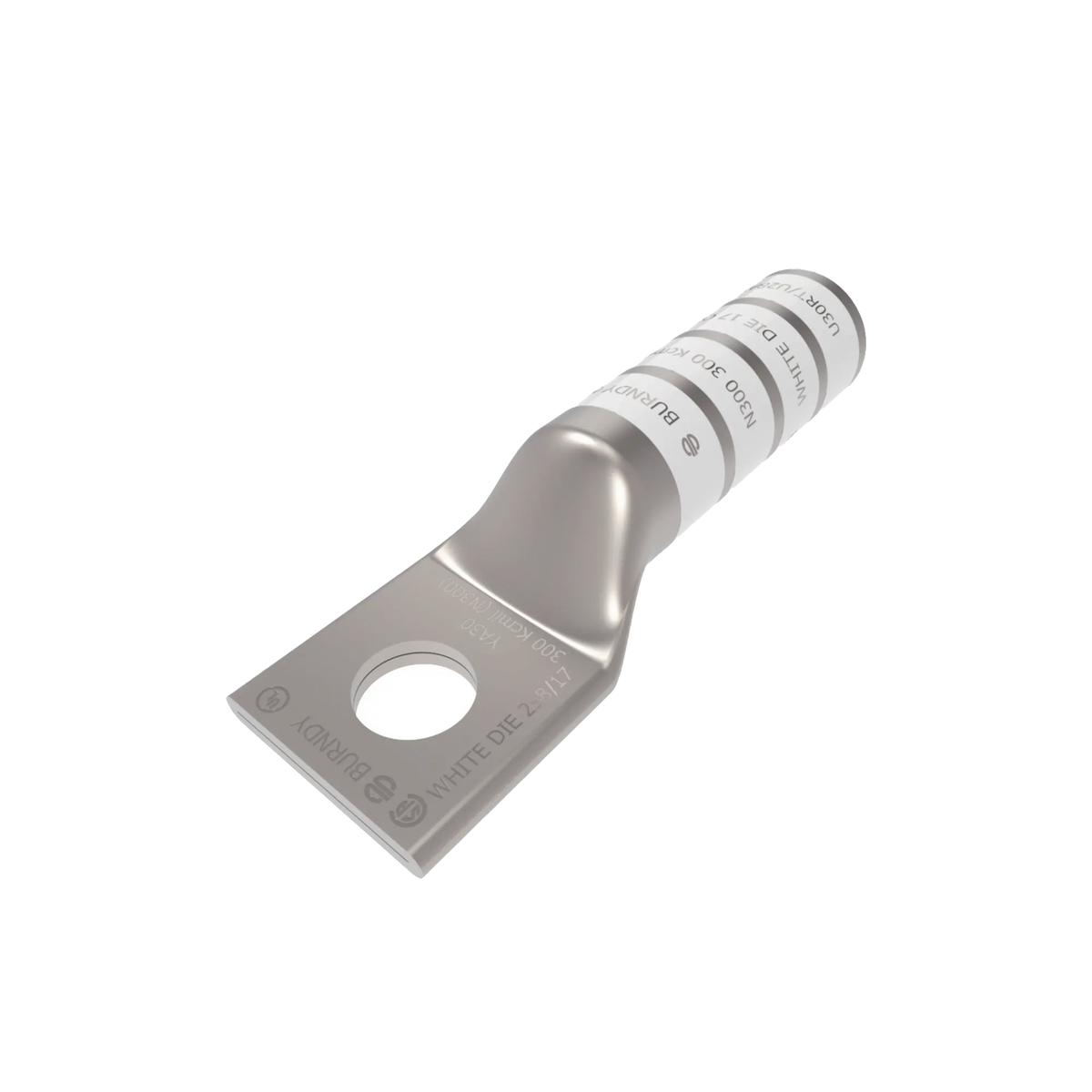 Terminal de Compresión para Tornillo 1/2 " y Calibre 300 KCMIL.
