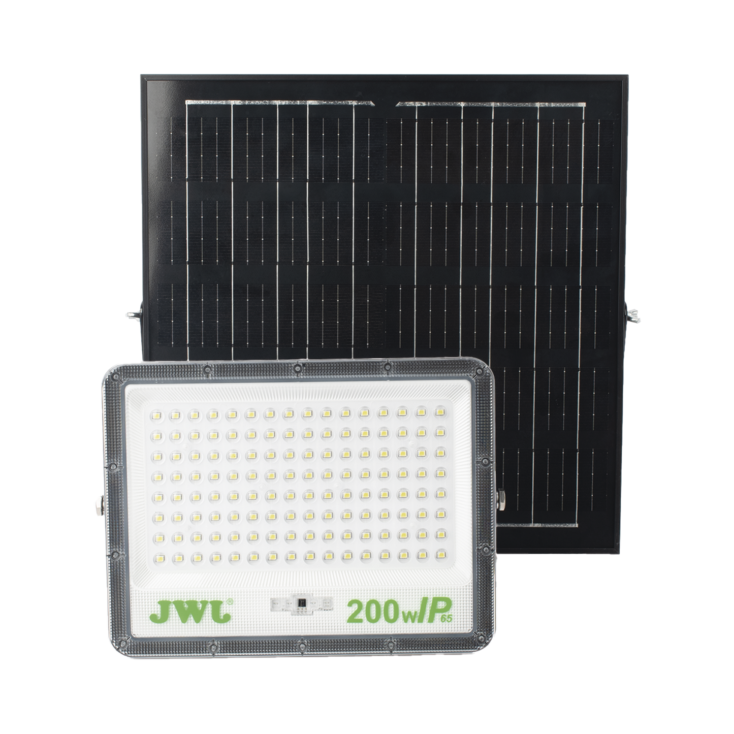 Reflector con Panel Solar 200 W / Batería 3.2 V CD / T.C.C. 6 500 K / IP66.
