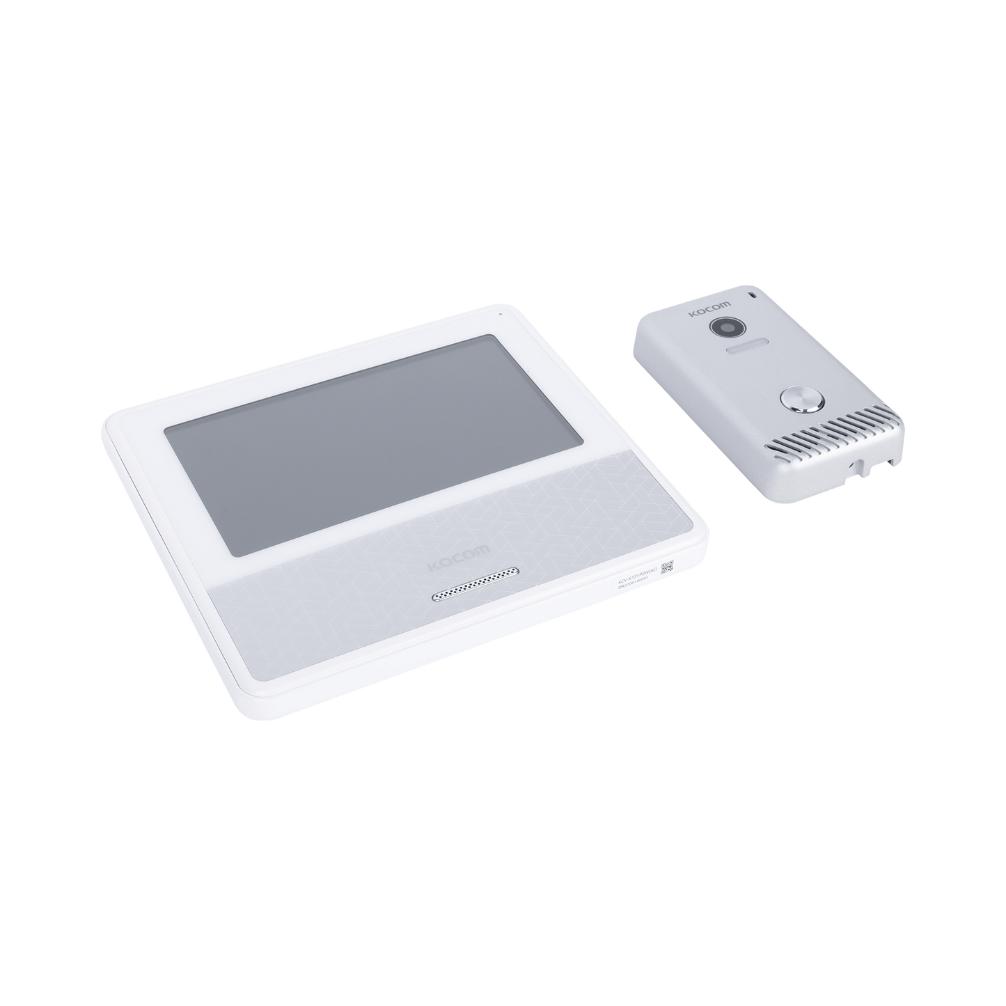 KIT DE VIDEOPORTERO IP COLOR BLANCO / Apertura con app / Súper elegante / Monitor WIFI / soporta 4 monitores y 2 frentes de calle / Alimentacion 110vca