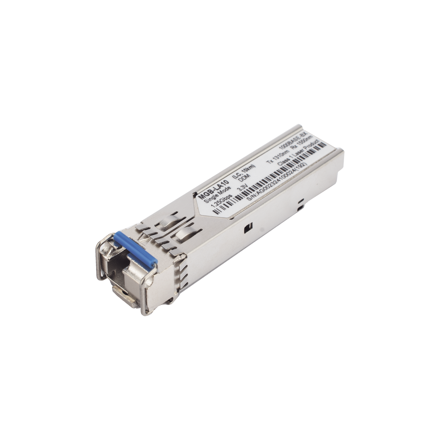Transceptor WDM Mini-Gbic SFP 1G LC TX:1310nm RX:1550 Para Fibra Mono Modo 10 Km, Requiere MGB-LB10