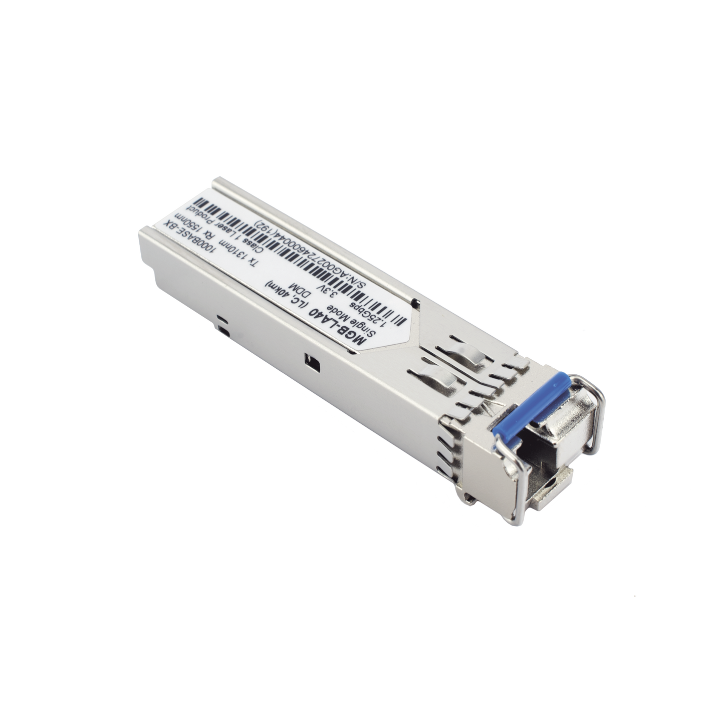 Transceptor mini-Gbic SFP 1G LC TX:1310nm RX:1550 para fibra Mono Modo 40 Km WDM, Requiere MGB-LB40