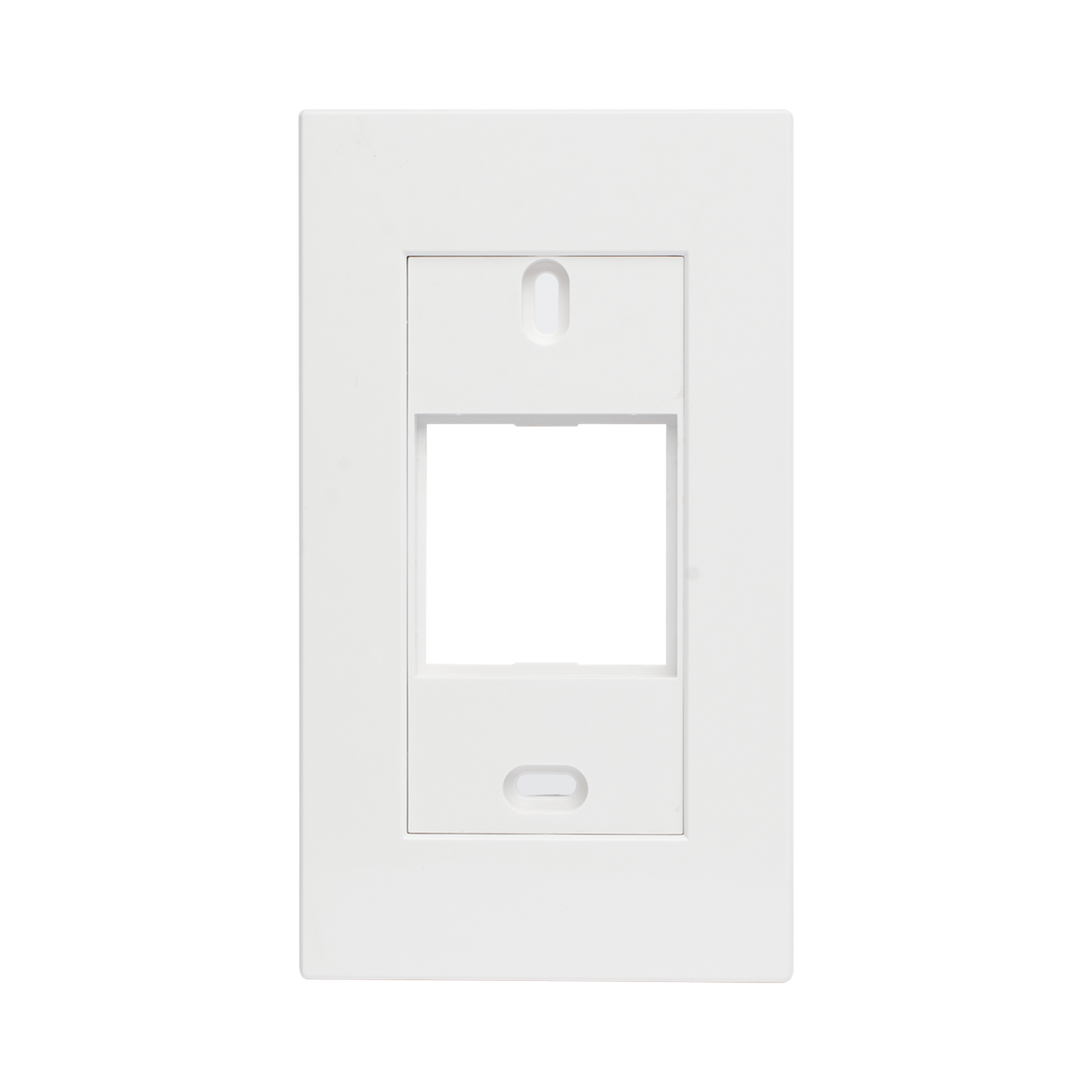 Marco blanco con placa metalica para caja americana