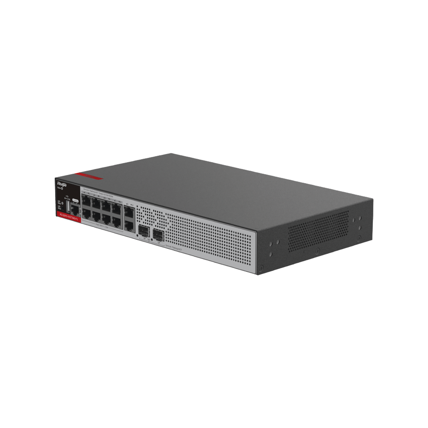 Switch PoE+ Empresarial 125 Watts, Administrable L2+, 8 Puertos PoE Gigabit , 2 Puertos Uplink Gigabit y 2 Puertos Uplink SFP 2.5G