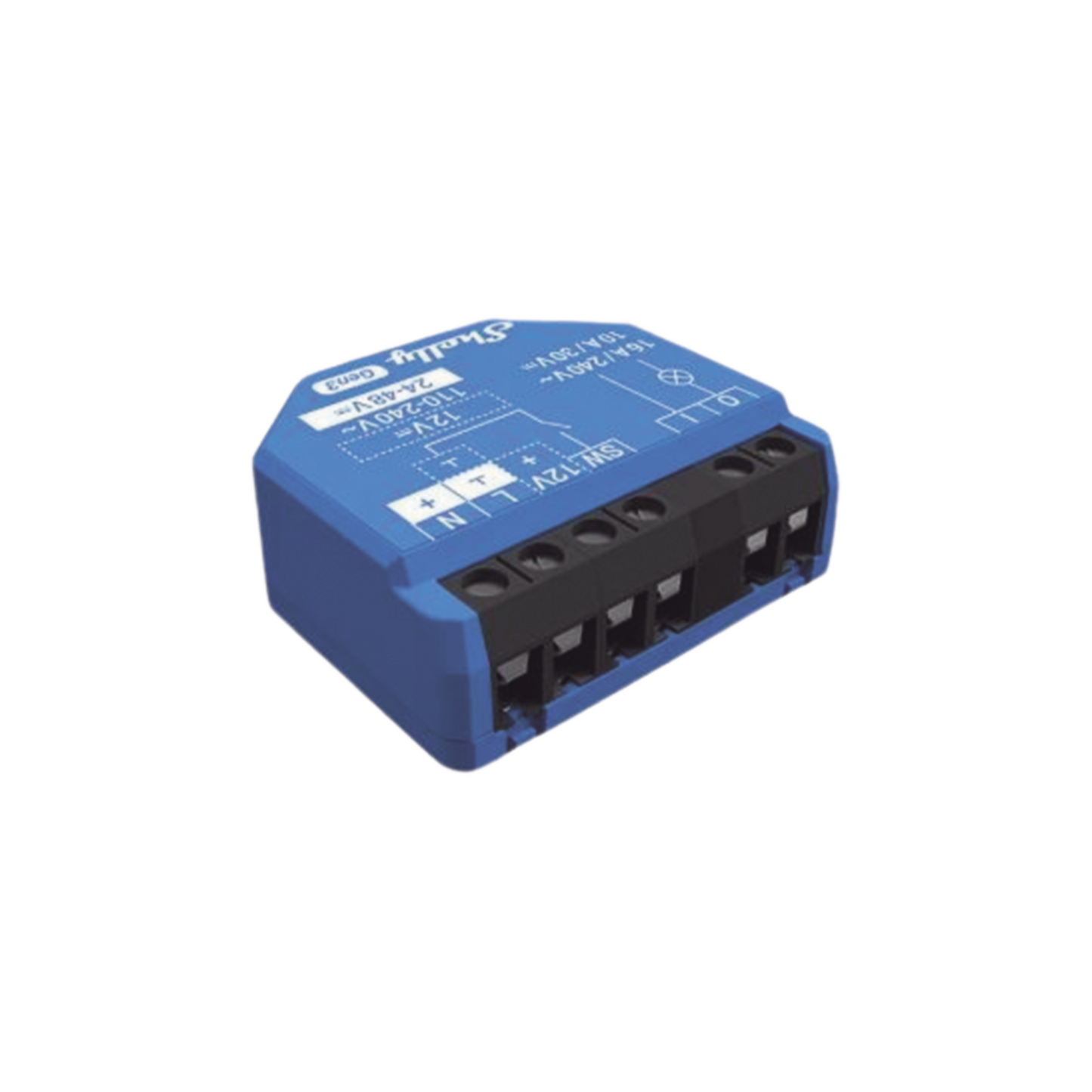 Relevador inalámbrico inteligente 16A, 110-230 V, 1 salida de contacto seco, compatible con asistente de voz Alexa, Google Home