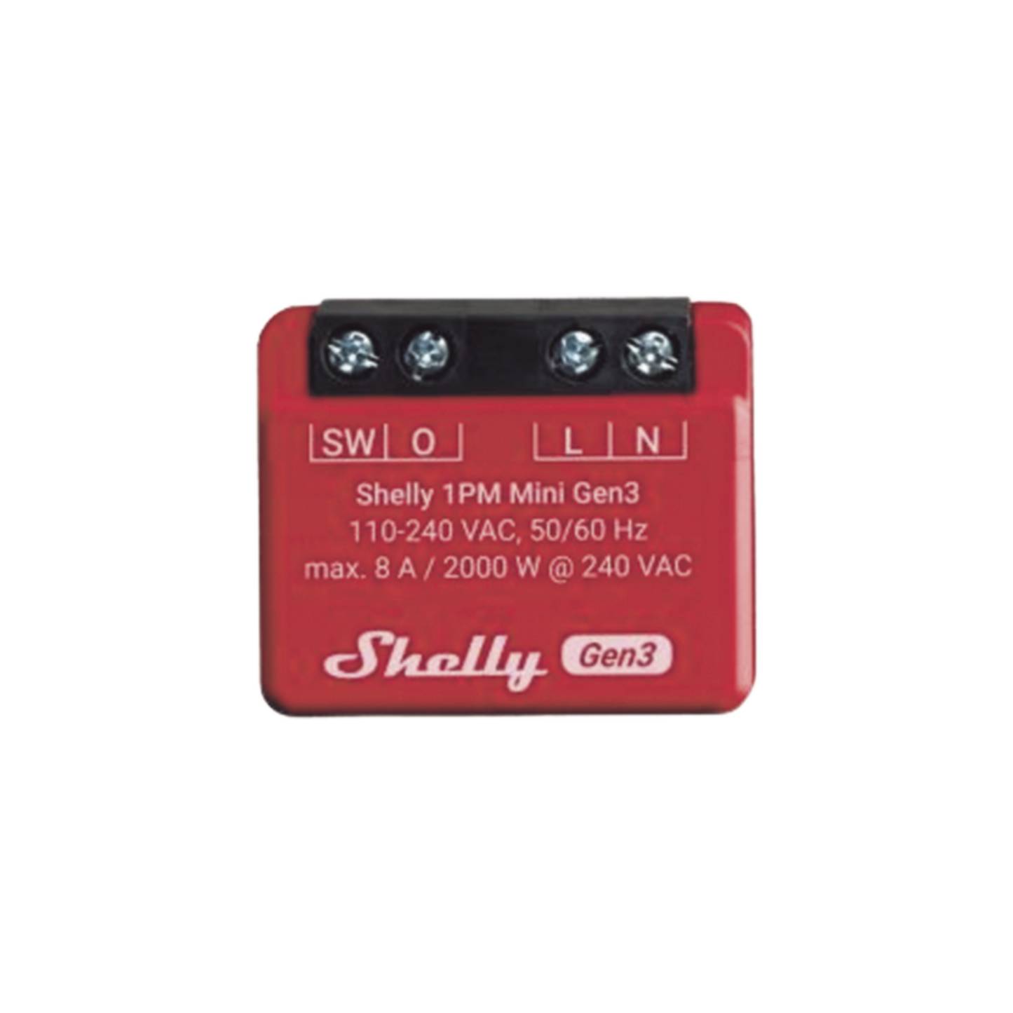 Mini Interruptor inteligente con Wi-Fi, medición de consumo, 1 canal 8A, compatible con asistentes de voz Alexa y GoogleHome