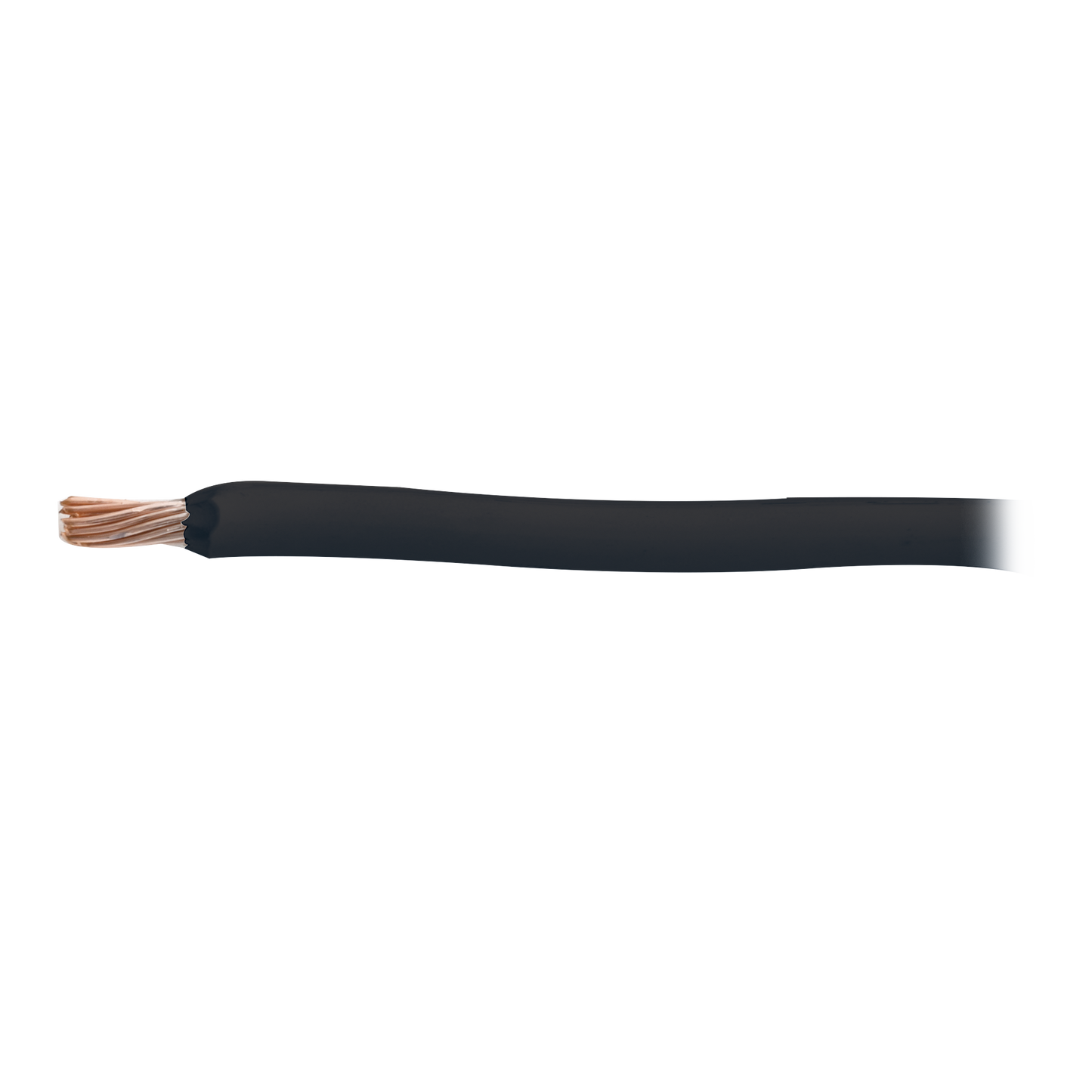 Cable Eléctrico 18 awg color negro, Conductor de cobre suave cableado. Aislamiento de PVC, auto-extinguible.BOBINA de 100 MTS