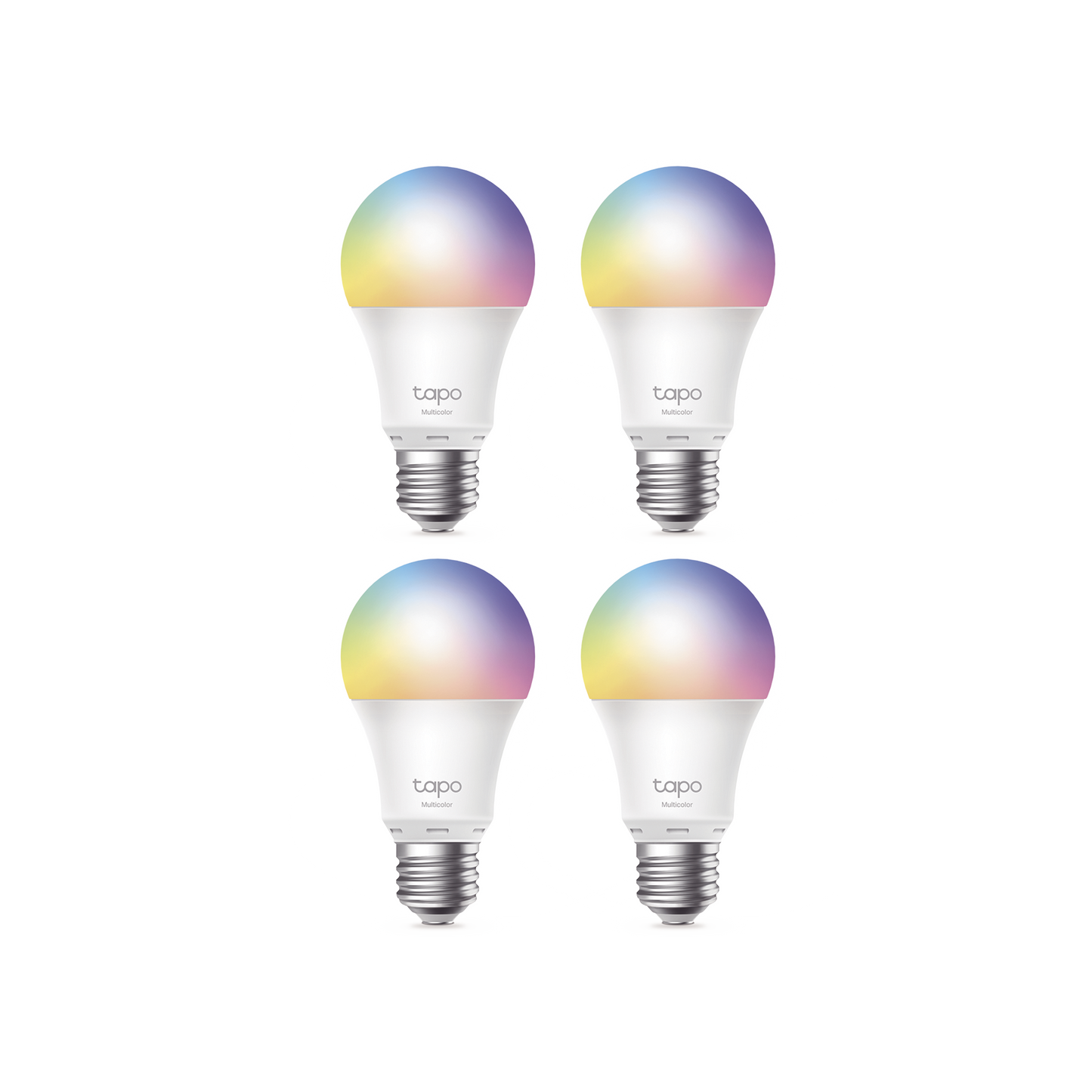 Kit 4 Focos WIFI Multicolor, Intensidad y Color Regulables, Comandos de Voz Mediante Amazon Alexa/Google Assisten