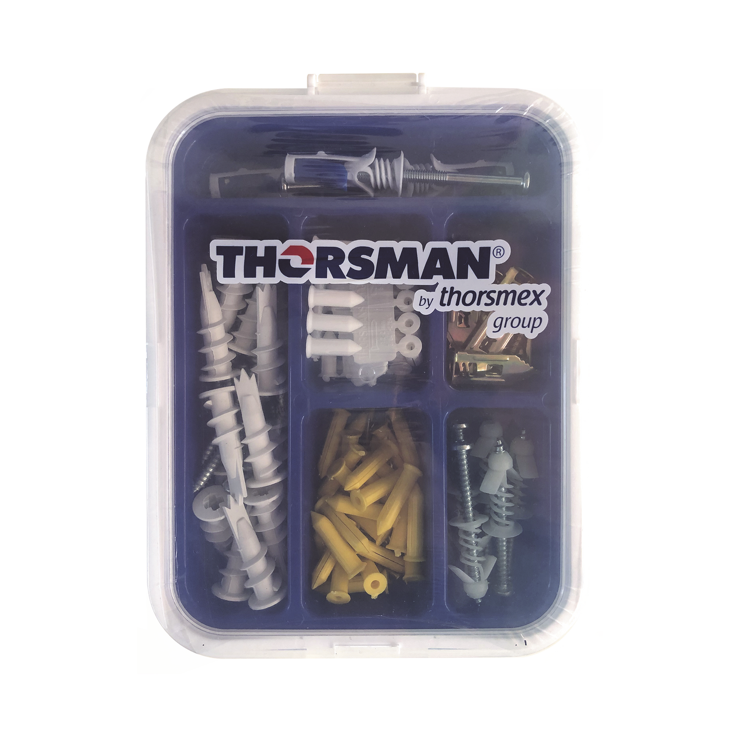 Kit para Sistemas de Fijación en Yeso, Muros Falsos, Tabique hueco, Uso en interiores (91 piezas)