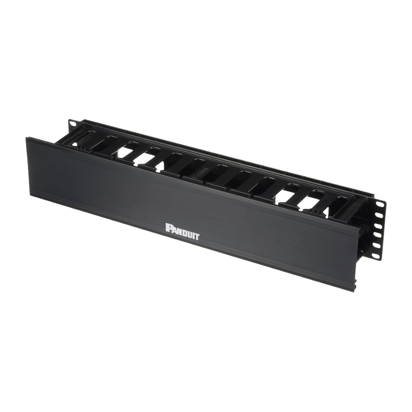 Organizador de Cables Horizontal PatchLink, Sencillo (Solo Frontal), Con Tapa Extendida, Para Rack de 19in, 2UR