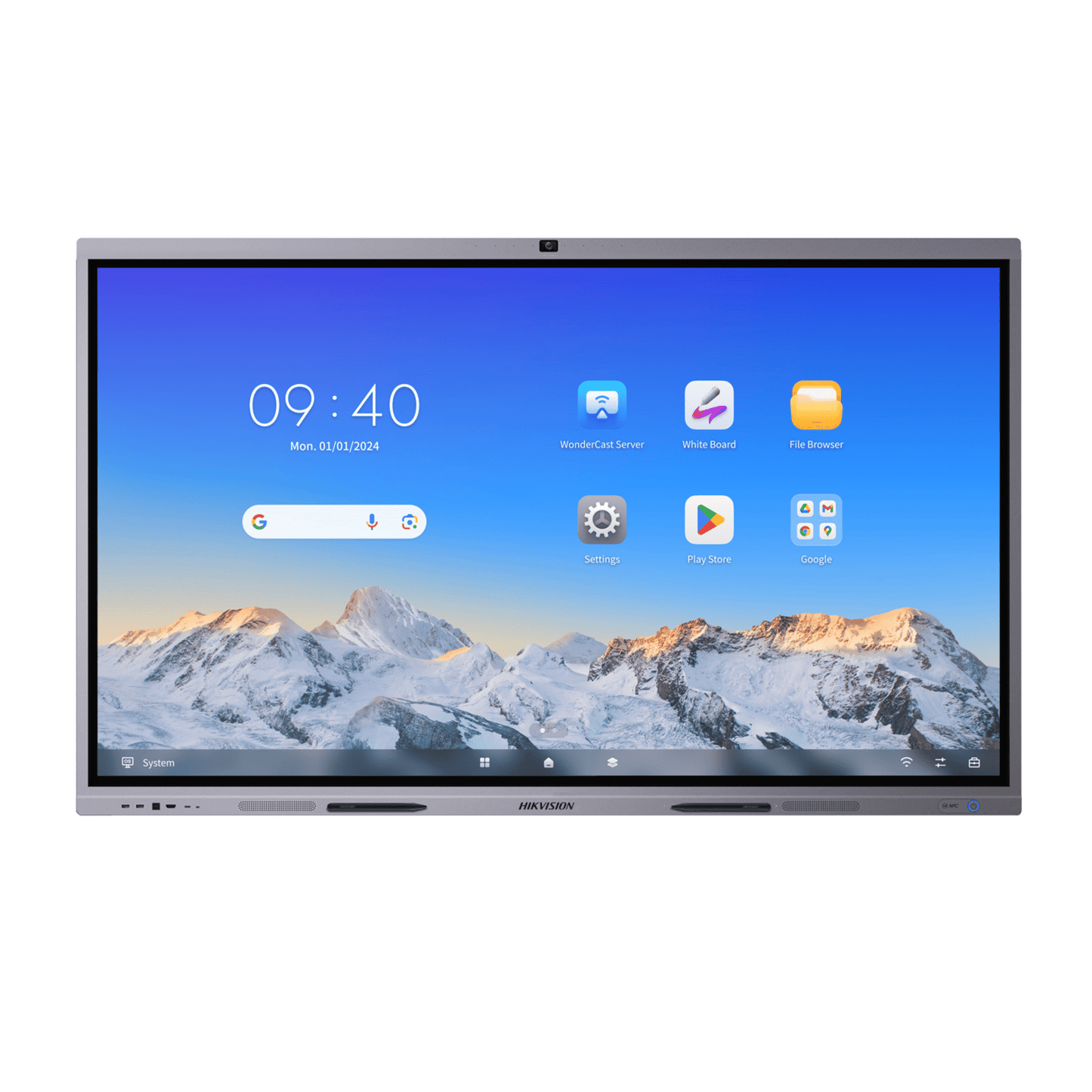 Pantalla Interactiva Touch de 75" Android 13 (Actualizable a Andriod 14) / Certificado EDLA / Cámara Web 8 MP / Resolución 4K / Bocinas Integradas / Entradas HDMI y VGA / Incluye 2 Lápices para Escribir