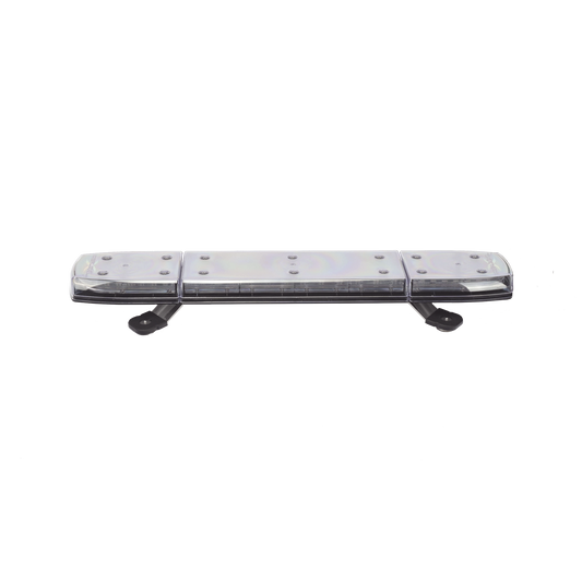 Mini Barra de 24 Pulgadas, 144 Led, Con Montaje Magnético y Luces Ultra Brillantes, Dual Color Ámbar/Claro, Ideal para Seguridad Privada