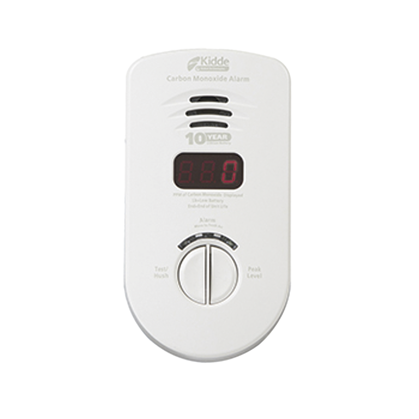 Alarma de Monóxido de Carbono 120 AC | Batería 10 años | Display | Paquete de 3