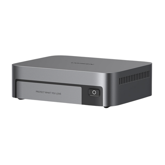 NASync DXP480T Plus | SO UGOS Pro | Intel X86 12th Gen Intel® Core™ i5 | SSD 128 GB | 4-Bahias (M.2 NVMe) | 8GB DDR5 (Exp. a 32GB) | 4 Puertos Thunderbolt™4 | WiFi | 1*USB3.2 Gen2, 10Gb/s | HDMI 8K.