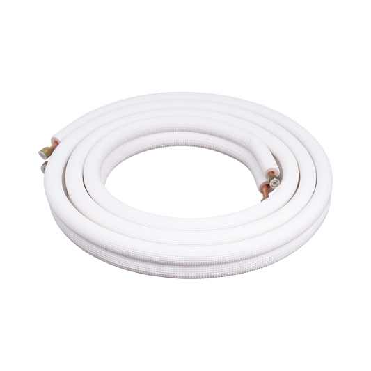 Kit de tubería / 1 / 4" y 5 / 8 " / Capacidad para minisplit AUFIT / 2 Toneladas / Cinta aislante / Accesorios / Longitud de 4 metros