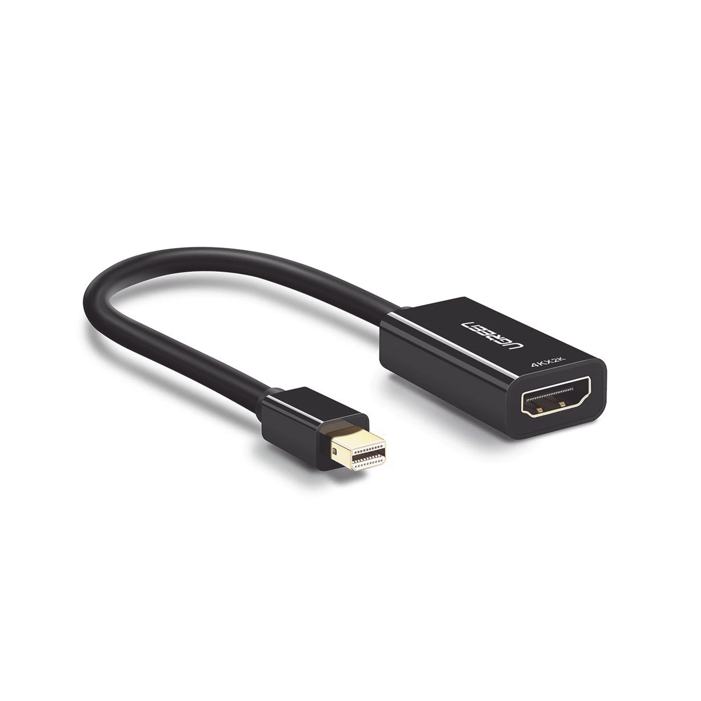 Convertidor Mini Display Port a HDMI / 4K@30Hz / Thunderbolt / Blindaje interno múltiple / Carcasa ABS / Longitud de 25 cm