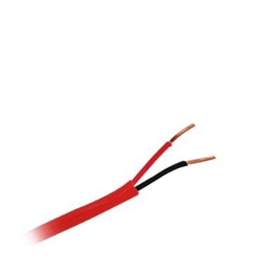 Carrete de Alambre 305 Metros / 2 x 16 AWG / Riser / Color Rojo / Tipo FPLR, CL3R, (UL) FT4 / Para Aplicaciones en Sistemas de Detección de Incendio y Sistemas de Evacuación.