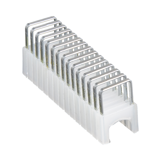 Paquete de 300 Grapas con Aislamiento, para Cables CAT3 y CAT5e, Cable de Altavoz y Cable de seguridad de hasta 1/4'' × 5/16'' (6 mm × 8 mm).
