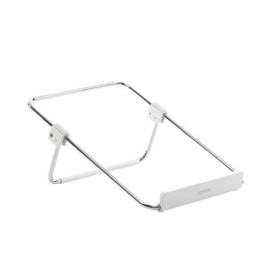 Soporte para Laptop / Plegable / Ajustable de 87 a 131 mm / Amplia compatibilidad 11''-16'' / Capacidad de carga 20 KG / Antideslizante / Ultra Ligero / Metal / ABS / Silicona / Color Plata