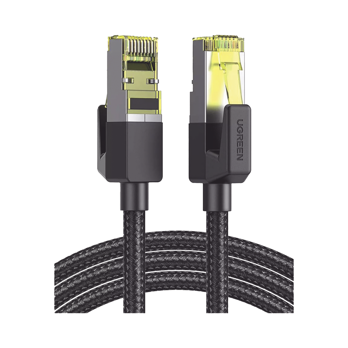 Cable Ethernet Cat7 CLASS�?�F/FTP Redondo con Malla de Nylon 3 Metros