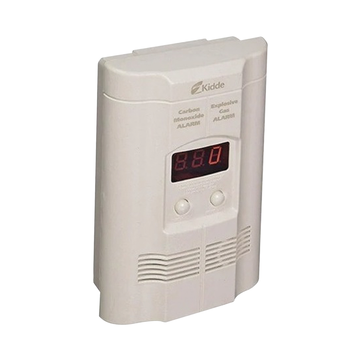 Detector Autónomo de Monóxido de Carbono (CO) y Gases Explosivos (Propano y Metano) | Pantalla Digital | Conexión Directa a 120 Vca | Batería de Respaldo Incluida | Paquete de 2 Pzas