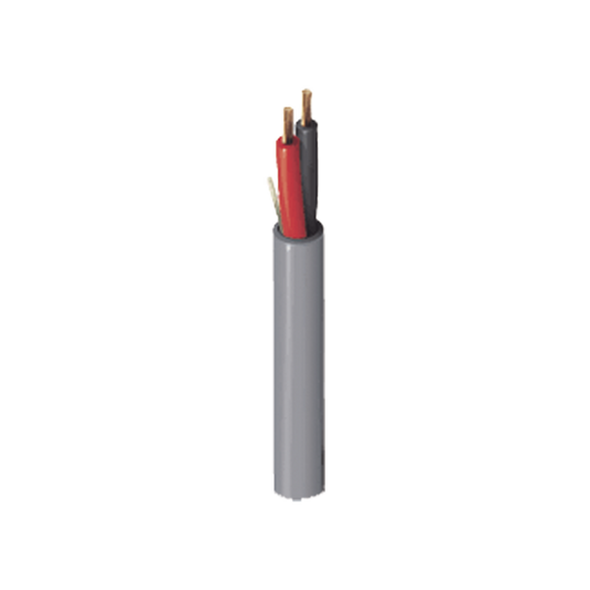 Bobina de 305 metros de cable / 2 x 16 AWG / Color Gris / Para aplicaciones multi propósito, seguridad, control de acceso, audio.