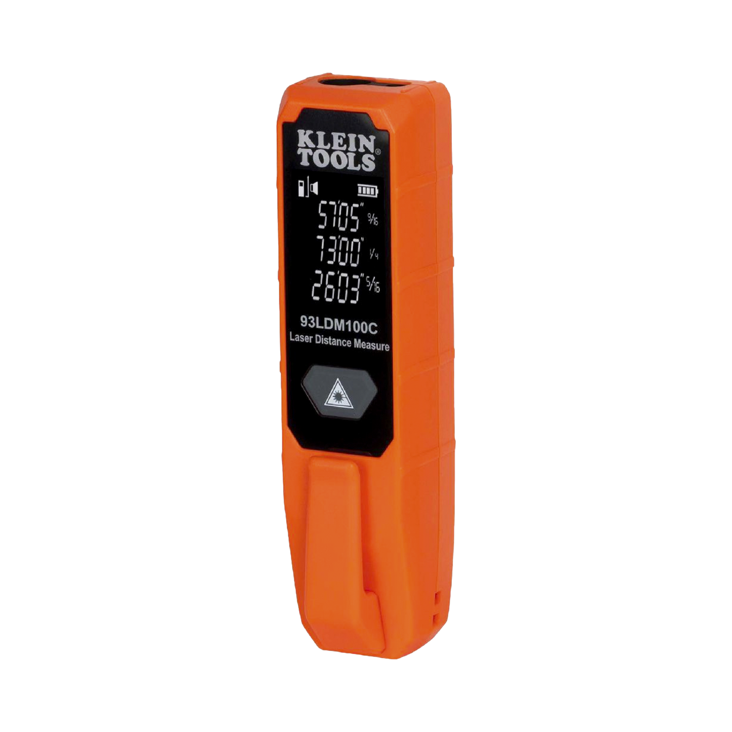 Medidor Compacto Láser de Distancias. Rango: 5.1 cm a 30.5 m / Opción cm o pulg. o Combinado / Clip para Bolsillo.