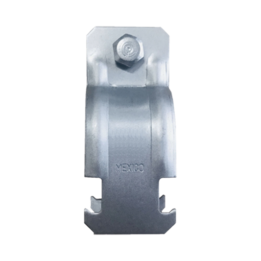 Abrazadera Unicanal para Conduit Cédula 40 de 1 1/2" (38 mm).
