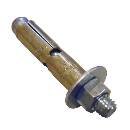 Taquete TX de 1/4" x 2 1/2" (6.5 x 63 mm).