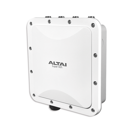 Punto de Acceso Industrial Super Wi-Fi 6 Conectorizado 2x2, Doble Banda Simultanea en 2.4 y 5 GHz, Hasta 400 m de Cobertura, 512 Usuarios Concurrentes