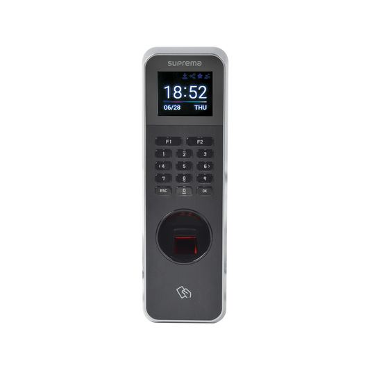 Lector de Huella IP67 Con Teclado y Lector de Tarjetas RFIDNFC y (125kHz EM, HID Prox &13.56Mhz MIFARE, MIFARE Plus, DESFire/EV1, FeliCa, iCLASS SE/SR),NFC y BLUETOOTH, Uso para Control de Acceso y Asistencia