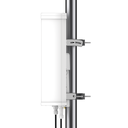 Antena sectorial de 90 grados, 18 dBi, 5.9-7.1 GHz, MU-MIMO 4x4, incluye kit de montaje para EPMP4600