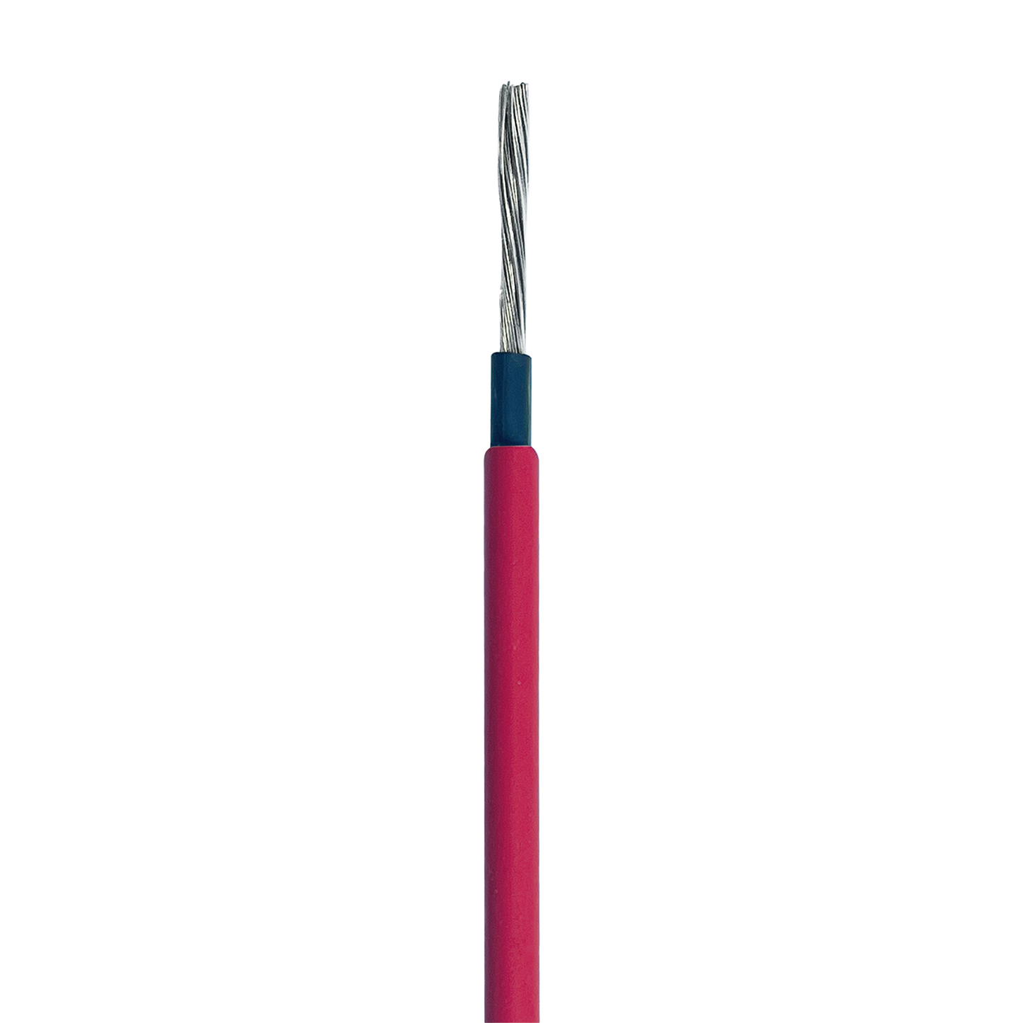 Cable Fotovoltaico Rojo / Cobre Estañado / 6 mm² (10 AWG) / 2000V / Rollo 100m / UL 4703 y TUV