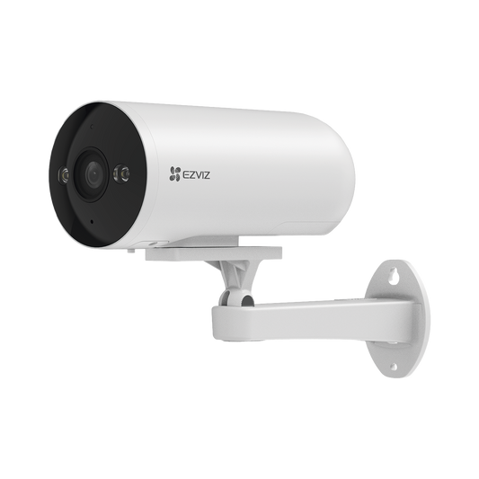 Cámara Exterior PoE Estandar Af / Color Night Vision / (2K) / AI Detección Humana y Vehiculos / H.265 / Vision Nocturna a Color / IP67 / Audio Bidireccional / Luz y Sirena