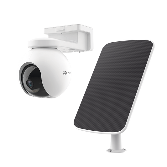 Kit de Cámara de Batería Recargable y Panel Solar / Wi-Fi / Almacenamiento Gratuito en Memoria Interna de 32 GB / Incluye 1 pieza de CS-HB8 y 1 Pieza de CS-CMT-SOLARPANEL-E