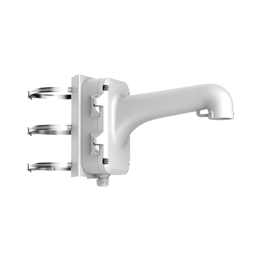 Montaje de Poste para Domos Hikvision / Color Blanco / Uso en Exterior