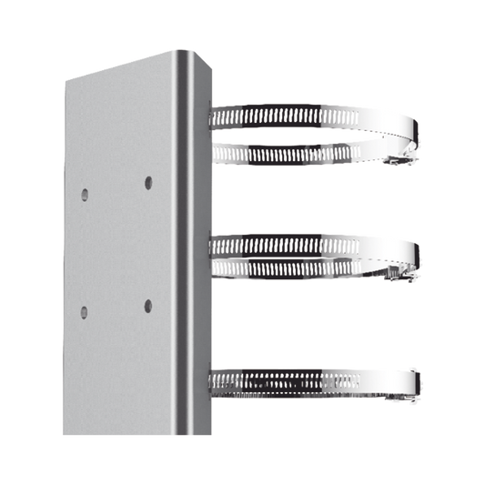 Montaje de Poste para PTZ / Acero Inoxidable / Compatible con PTZ HIKVISION