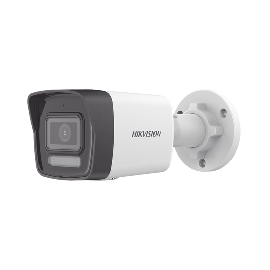 [Dual Light] Bala IP 4 Megapixel / Lente 2.8 mm / 30 mts IR + 30 mts Luz Blanca / Micrófono Integrado / ACUSENSE Lite / Exterior IP67 / H.265 / PoE / Micro SD