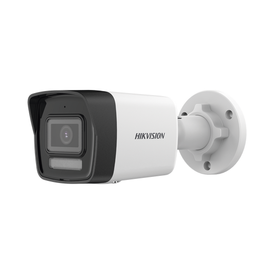 [Dual Light] Bala IP 8 Megapixel (4K) / Lente 2.8 mm / 30 mts IR + 30 mts Luz Blanca / Micrófono Integrado / ACUSENSE Lite / Exterior IP67 / H.265 / PoE / Micro SD