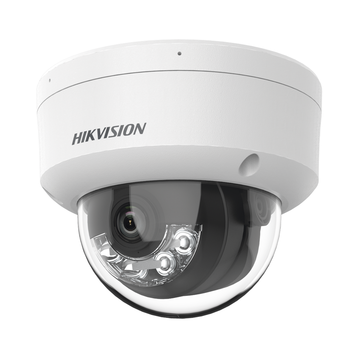 [Dual Light] Domo IP 8 Megapixel (4K) / Lente 2.8 mm / 30 mts IR + 30 mts Luz Blanca / Micrófono Integrado / Antivandálico IK08 / ACUSENSE Lite / Exterior IP67 / H.265 / PoE / Micro SD